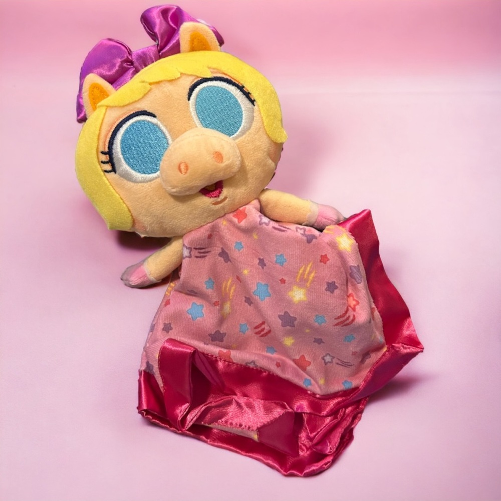 Rattling Lovey Blanket Piggy Just Play Disney Junior Music Lullabies Nursery